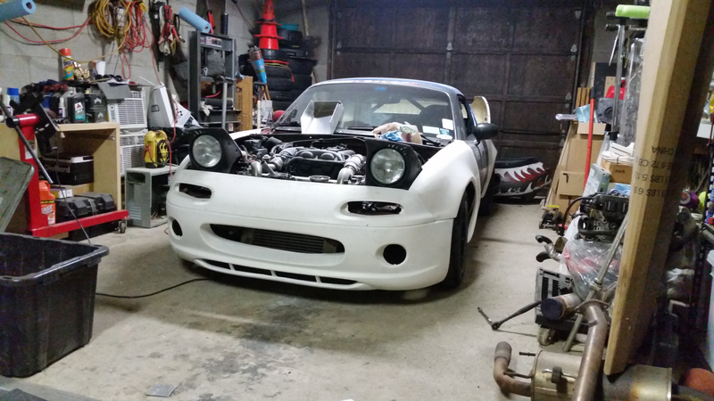 Illustration for article titled How to Do a Turbocharged Time Attack Miata on the Cheap
